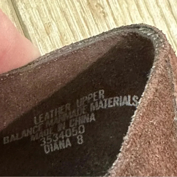 Dr. Scholl’s Diana Women’s Leather Suede Brown Slip-On Mule Loafers Size 9 GUC - Picture 7 of 9